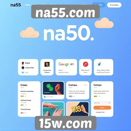 Navegação intuitiva no site na55.com