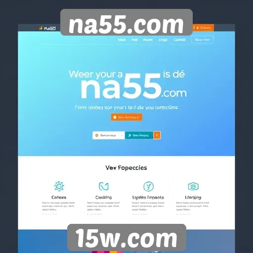 A experiência de usuário no site na55.com